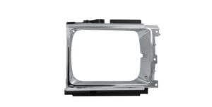 Toyota Hilux Yn RH Black/Chrome Headlamp Rim