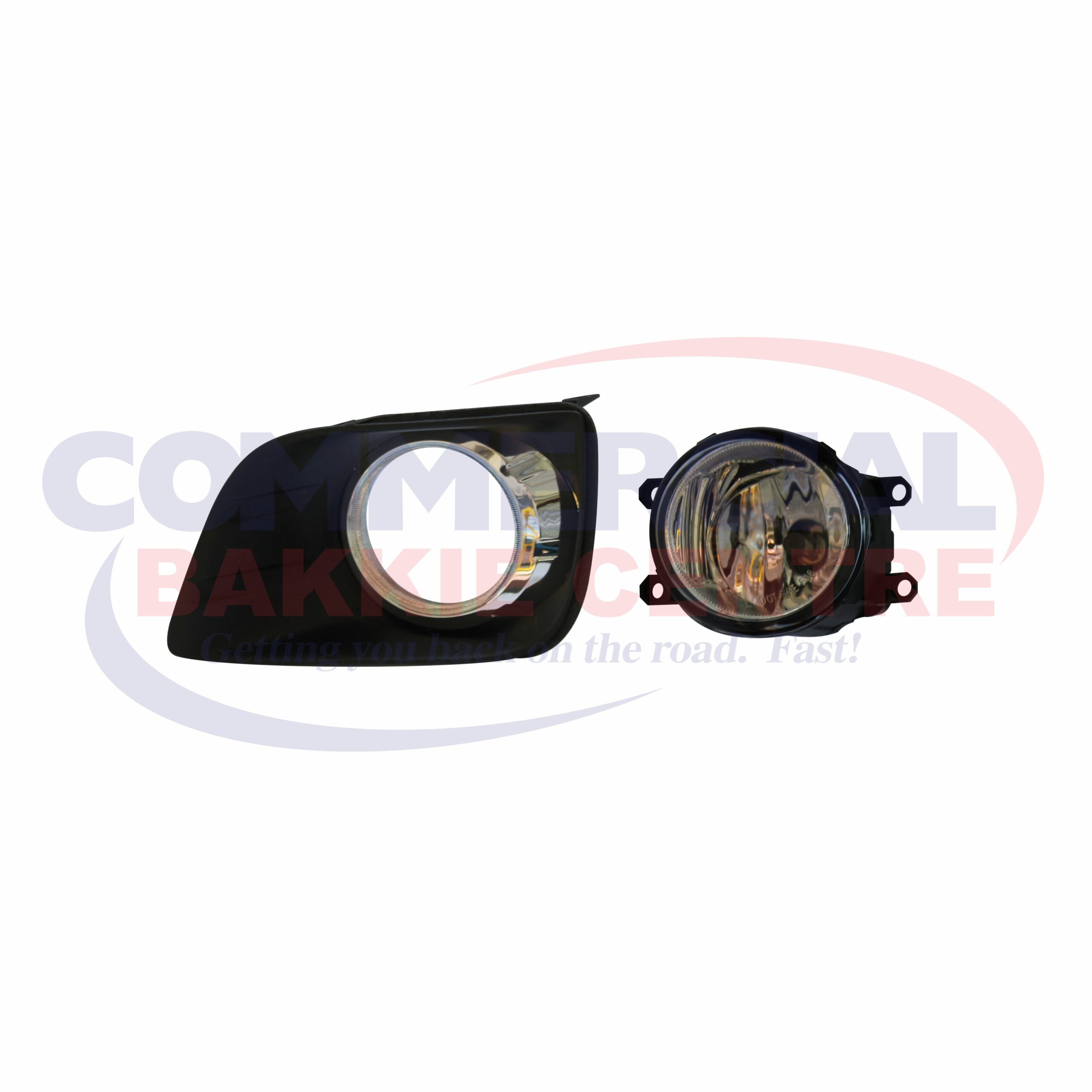 Toyota Landcruiser 09 Fj150 RH Fog Lamp Cover With Chrome Rim