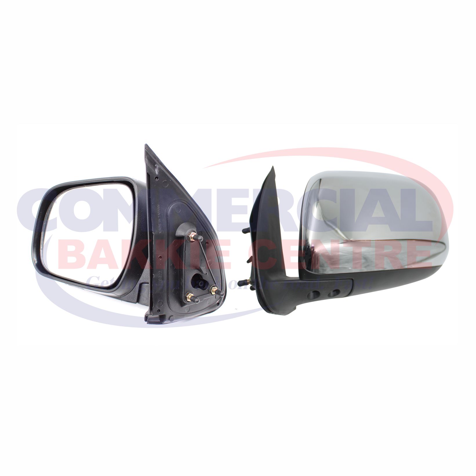 Toyota Hilux LH Manual Chrome Door Mirror