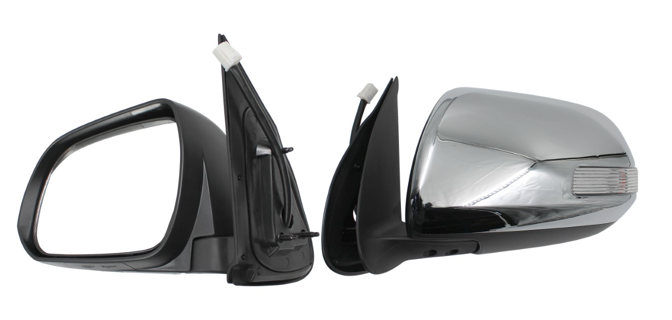 Toyota Hilux LH Electric Chrome Door Mirror